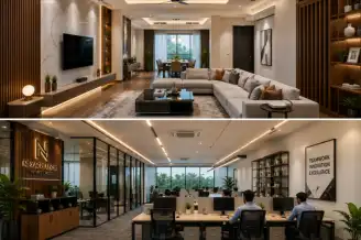Interior & Civil Work Services in Delhi  for Smart Spaces